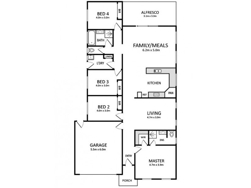 30 Hatchlands Drive, Deer Park VIC 3023 Floorplan