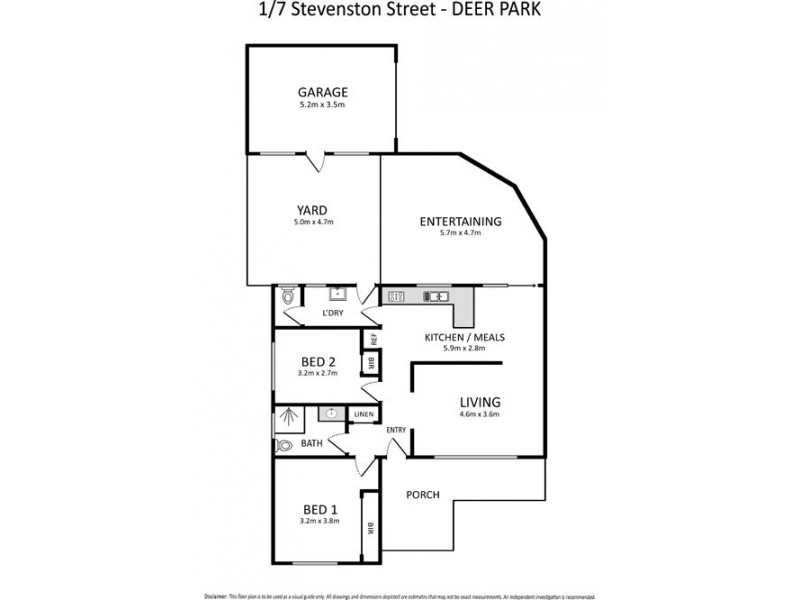 Unit 1/7 Stevenston Street, Deer Park VIC 3023 Floorplan