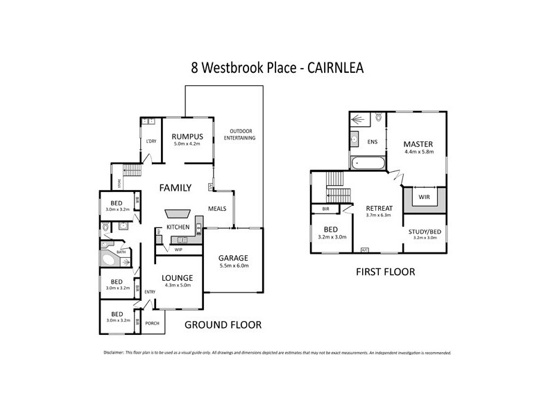 8 Westbrook Place, Cairnlea VIC 3023 Floorplan