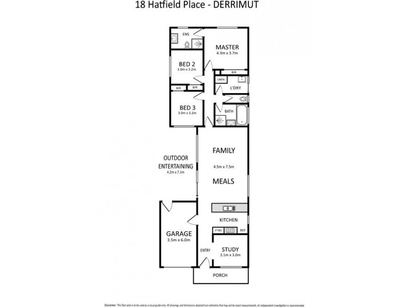 18 Hatfield Place, Deer Park VIC 3023 Floorplan