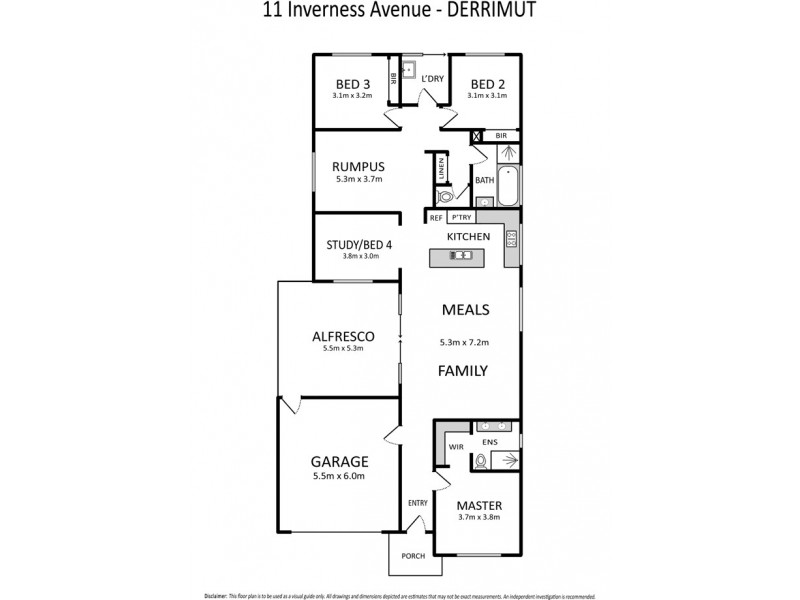 11 Inverness Avenue, Derrimut VIC 3030 Floorplan