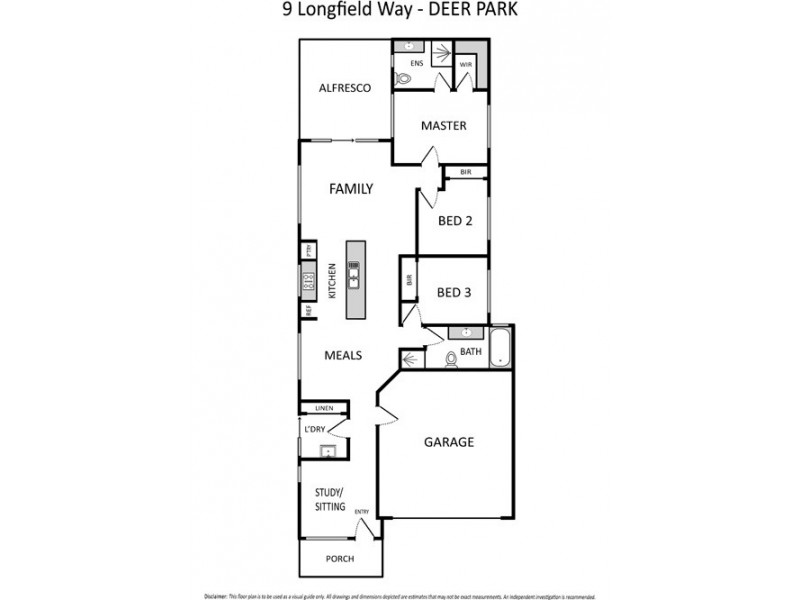 9 Longfield Way, Deer Park VIC 3023 Floorplan