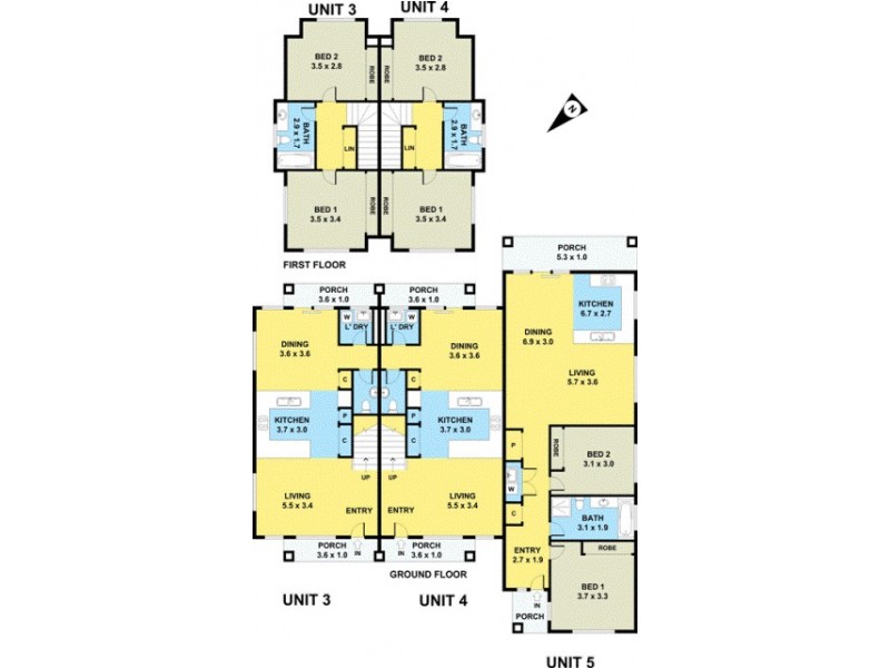 3/45 Clovelly Avenue, Glenroy VIC 3046 Floorplan