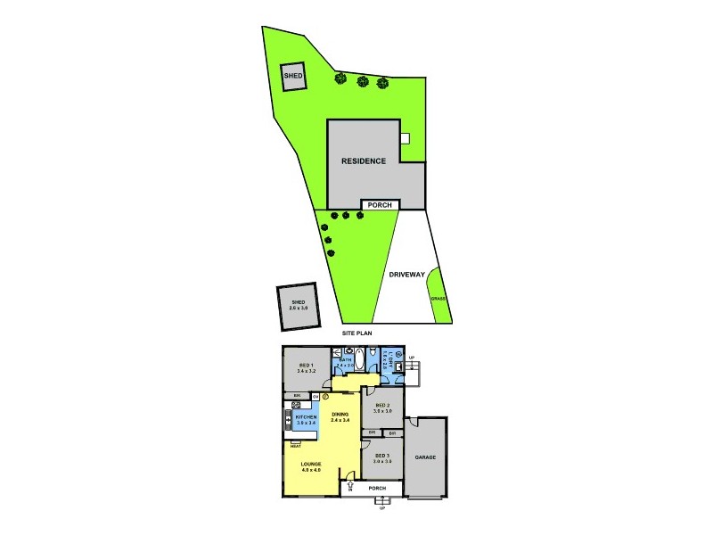 2/8 Bond Court, Meadow Heights VIC 3048 Floorplan