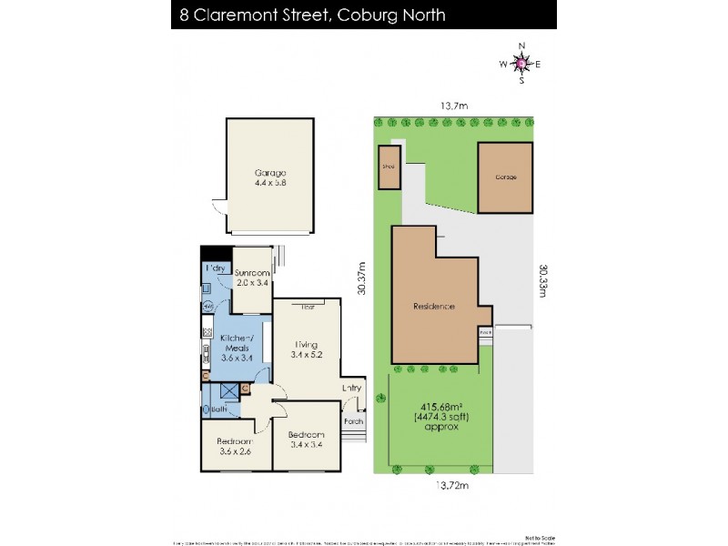8 Claremont Street, Coburg North VIC 3058 Floorplan