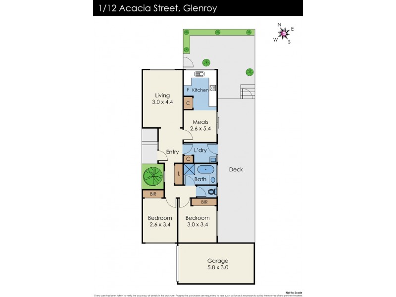 1/12 Acacia Street, Glenroy VIC 3046 Floorplan