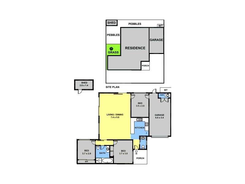 2/45 Tarana Avenue, Glenroy VIC 3046 Floorplan