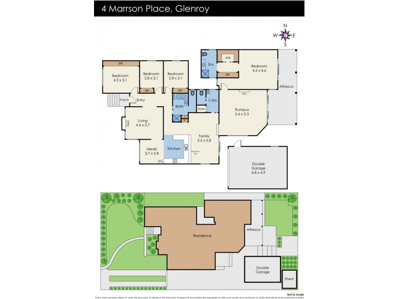 4 Marrson Place, Glenroy VIC 3046 Floorplan