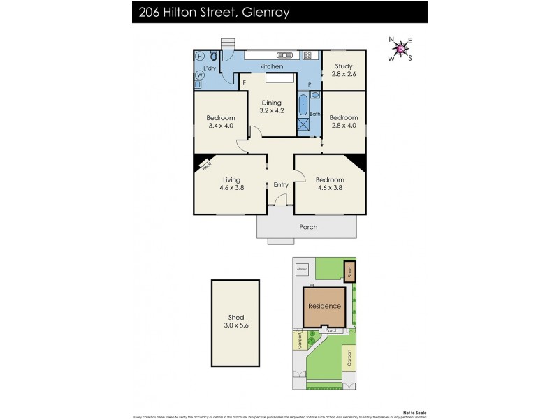 206 Hilton Street, Glenroy VIC 3046 Floorplan