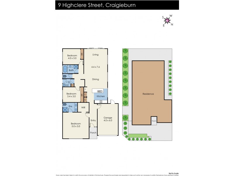 9 Highclere Street, Craigieburn VIC 3064 Floorplan
