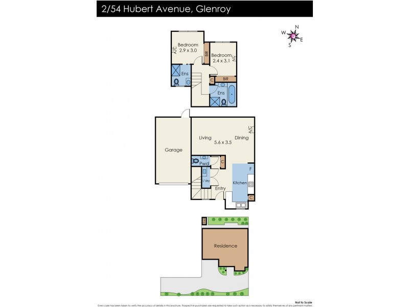 2/54 Hubert Avenue, Glenroy VIC 3046 Floorplan