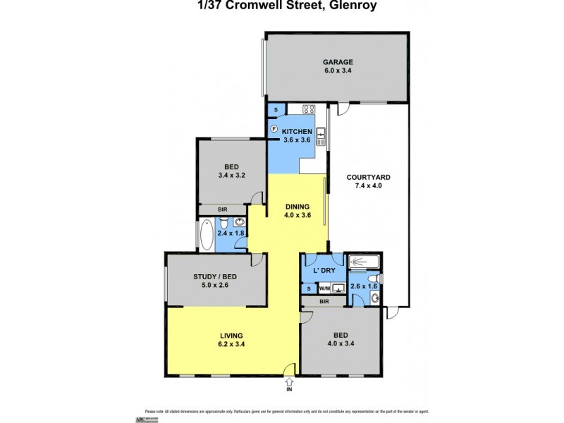 1/37 Cromwell Street, Glenroy VIC 3046 Floorplan
