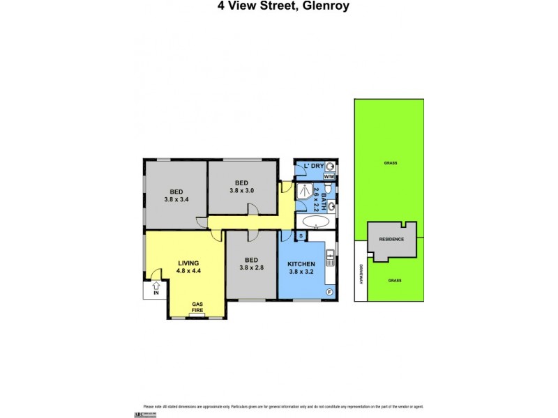 4 View Street, Glenroy VIC 3046 Floorplan