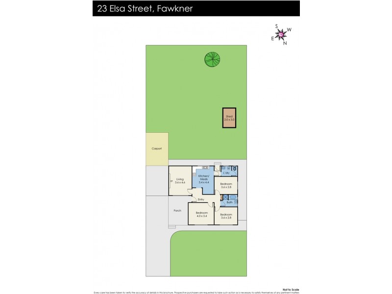 23 Elsa Street, Fawkner VIC 3060 Floorplan
