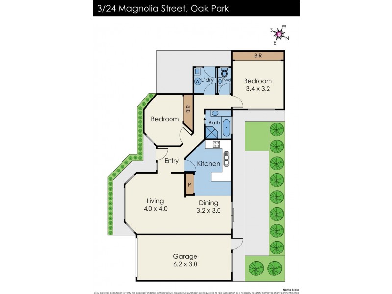 3/24 Magnolia Street, Oak Park VIC 3046 Floorplan