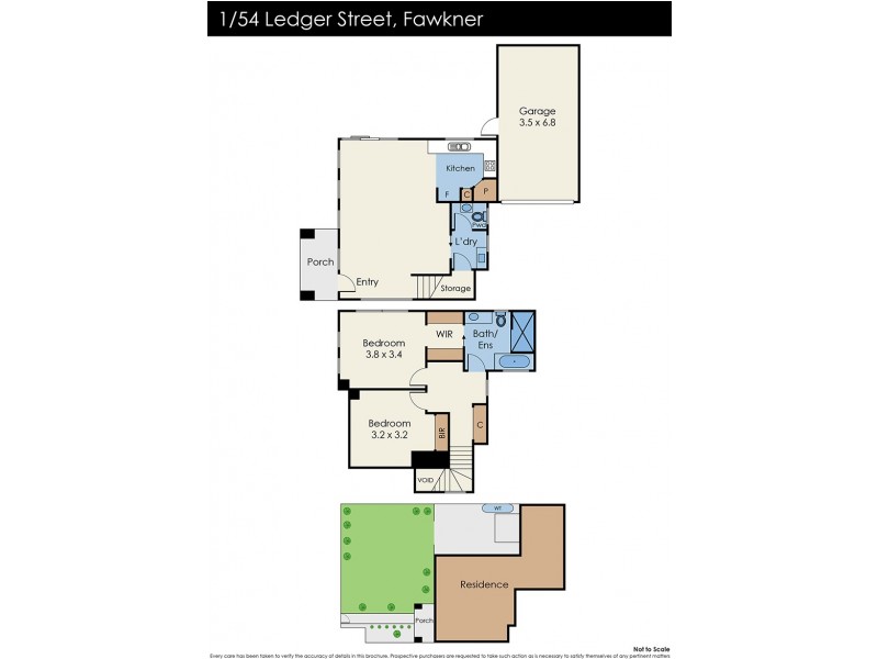 1/54 Ledger Avenue, Fawkner VIC 3060 Floorplan