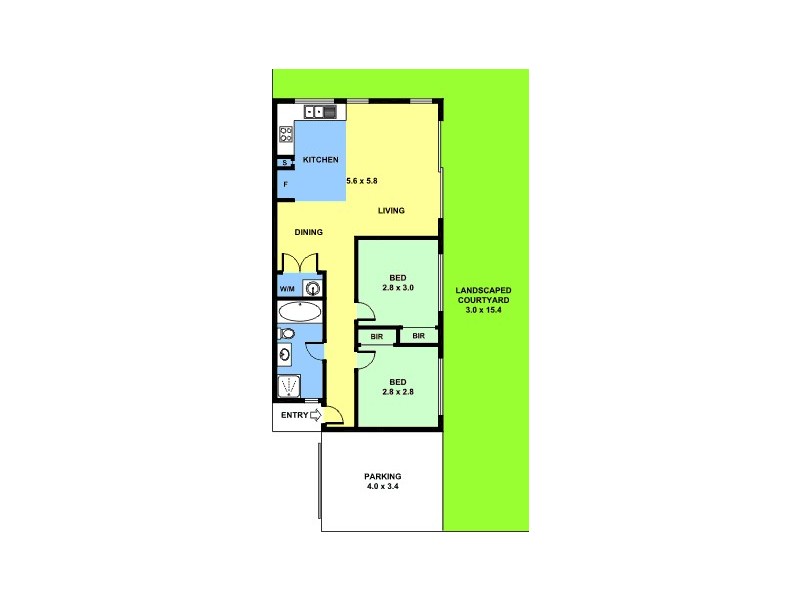 4/50 Hubert Avenue, Glenroy VIC 3046 Floorplan