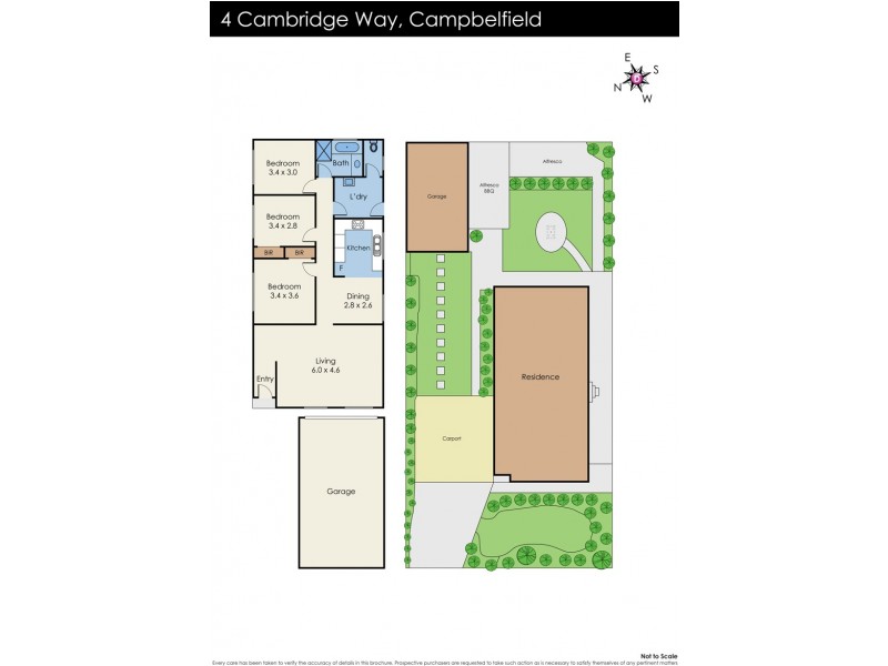 4 Cambridge Way, Campbellfield VIC 3061 Floorplan