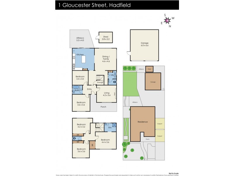 1 Gloucester Street, Hadfield VIC 3046 Floorplan