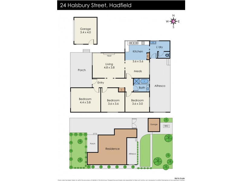 24 Halsbury Street, Hadfield VIC 3046 Floorplan