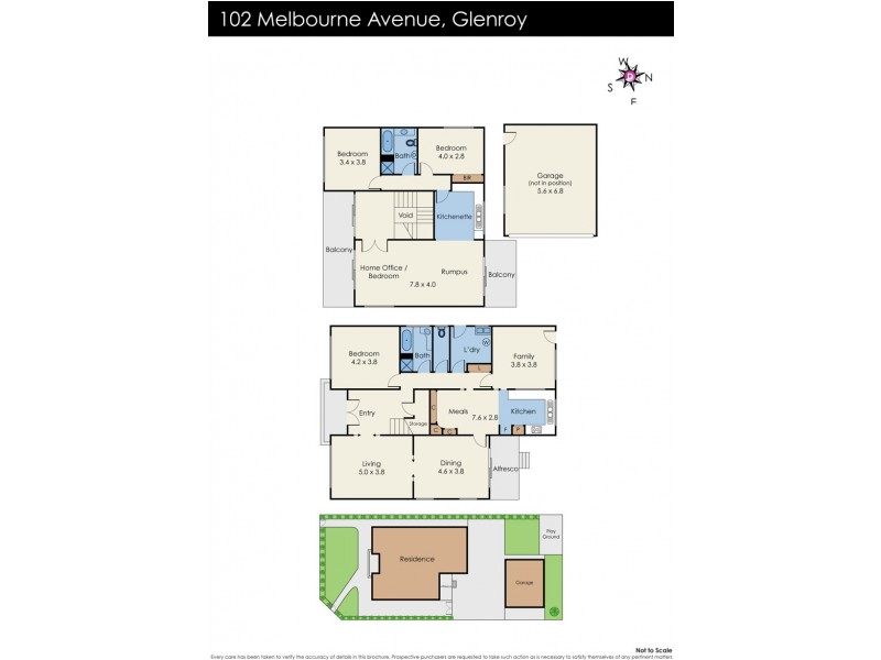 102 Melbourne Avenue, Glenroy VIC 3046 Floorplan