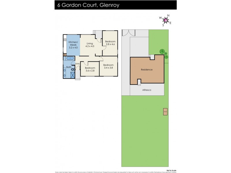 6 Gordon Court, Glenroy VIC 3046 Floorplan