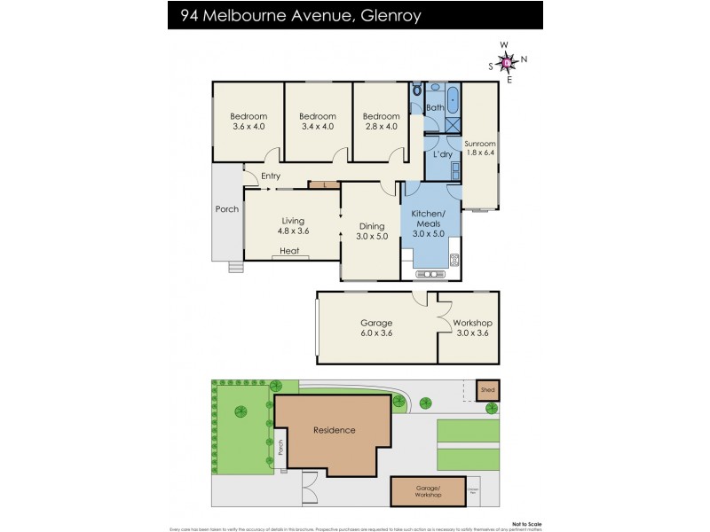 94 Melbourne Avenue, Glenroy VIC 3046 Floorplan