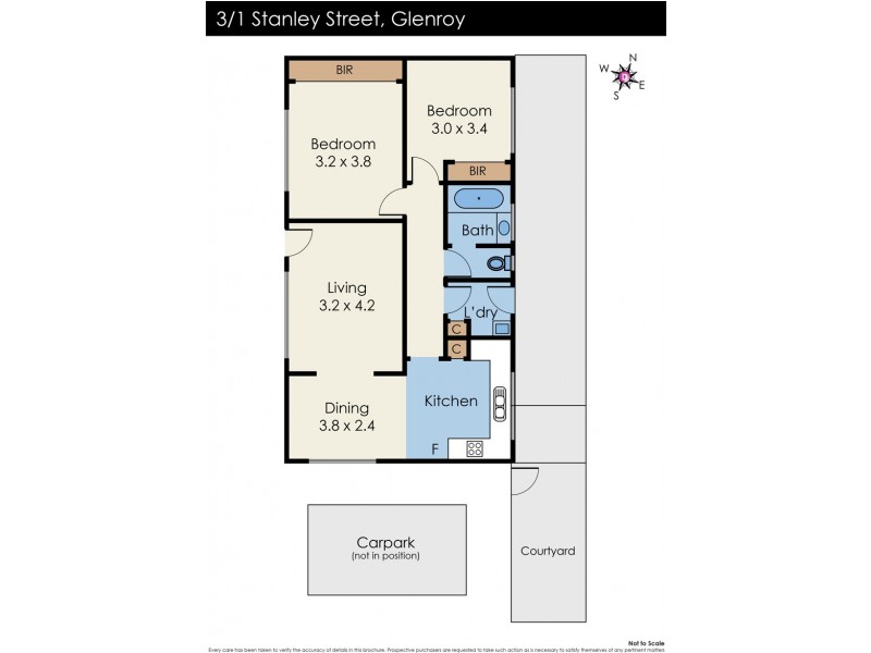3/1 Stanley Street, Glenroy VIC 3046 Floorplan