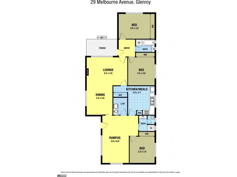 29 Melbourne Avenue, Glenroy VIC 3046 Floorplan