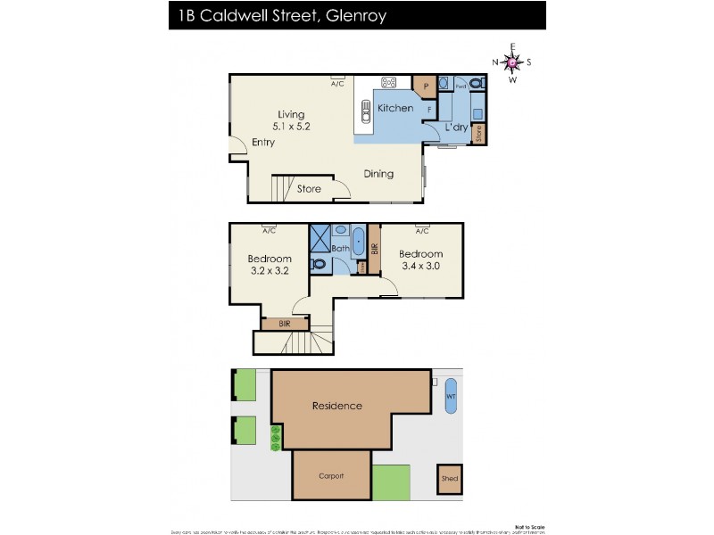 1B Caldwell Street, Glenroy VIC 3046 Floorplan