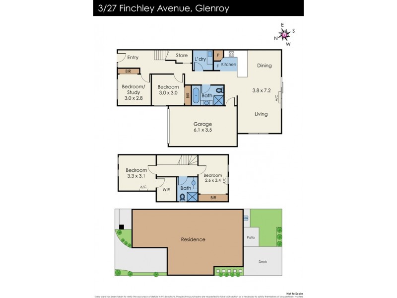 3/27 Finchley Avenue, Glenroy VIC 3046 Floorplan