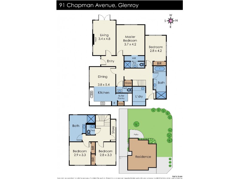 91 Chapman Avenue, Glenroy VIC 3046 Floorplan