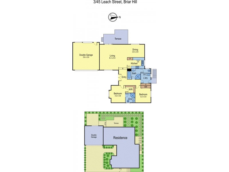 3/45 Leach Street, Briar Hill VIC 3088 Floorplan