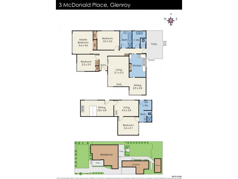 3 McDonald Place, Glenroy VIC 3046 Floorplan
