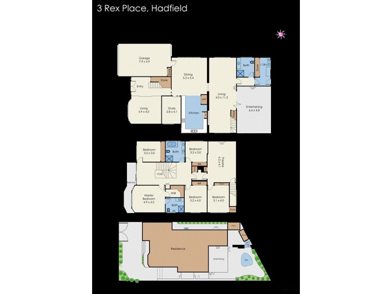 3 Rex Place, Hadfield VIC 3046 Floorplan