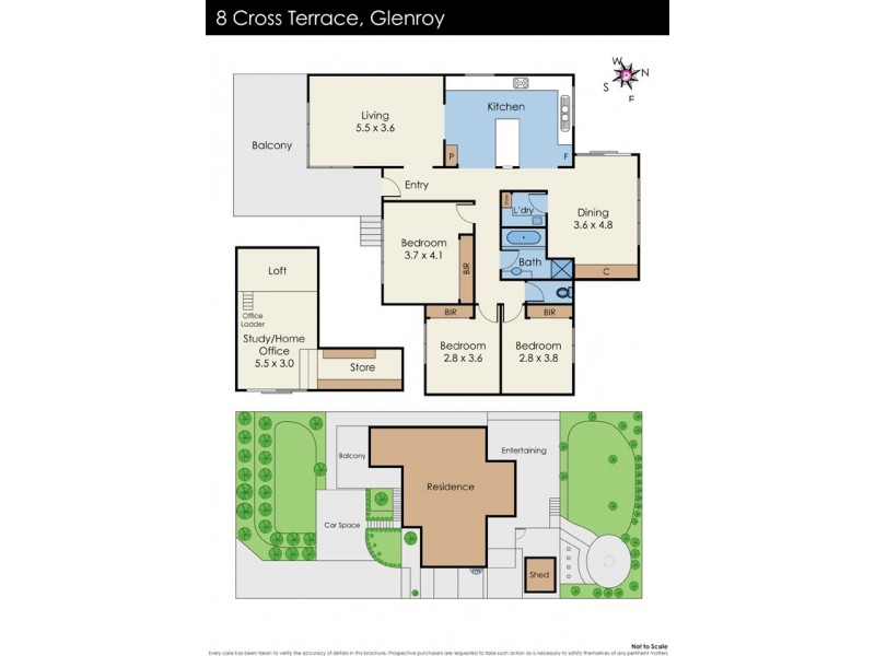 8 Cross Terrace, Glenroy VIC 3046 Floorplan