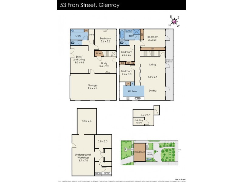 53 Fran Street, Glenroy VIC 3046 Floorplan