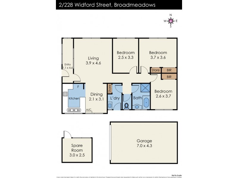 2/228 Widford Street, Broadmeadows VIC 3047 Floorplan