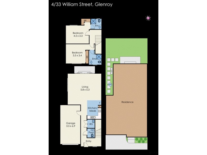 2/33 William Street, Glenroy VIC 3046 Floorplan