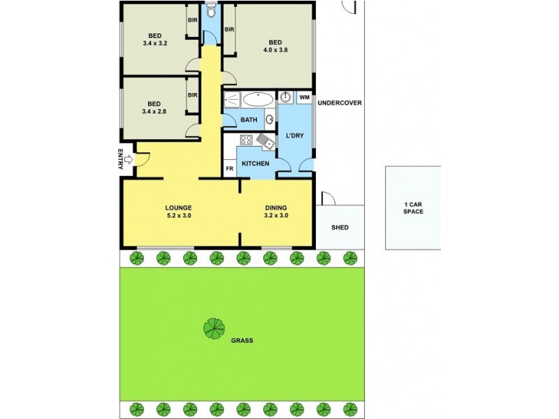 3/60-62 John Street, Glenroy VIC 3046 Floorplan