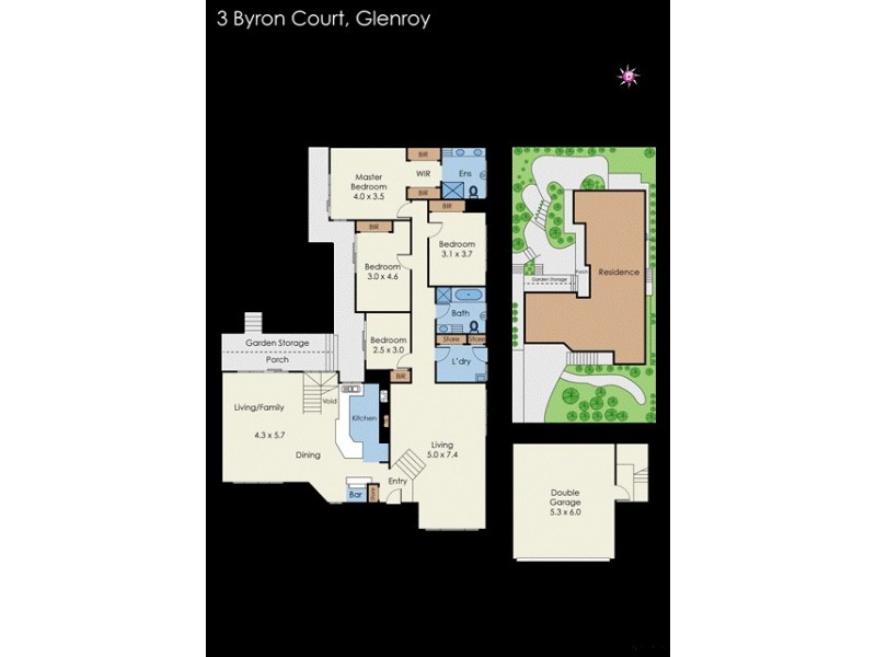 3 Byron Court, Glenroy VIC 3046 Floorplan