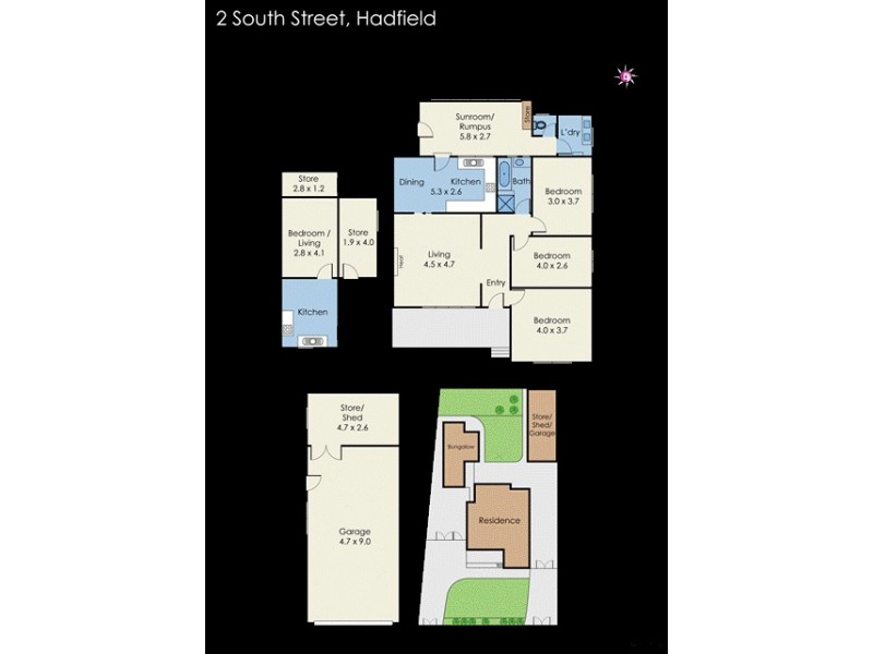 2 South Street, Hadfield VIC 3046 Floorplan