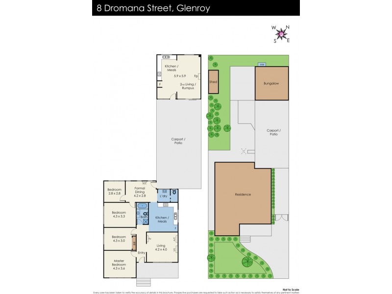 8 Dromana Street, Glenroy VIC 3046 Floorplan