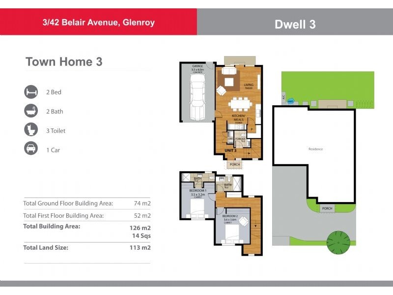 2 & 3/42 Belair Avenue, Glenroy VIC 3046