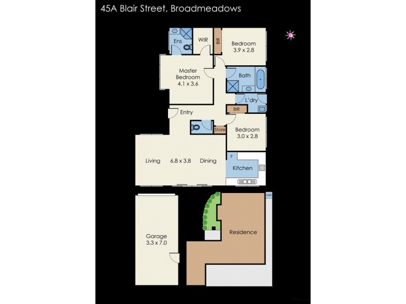 45a Blair Street, Broadmeadows VIC 3047 Floorplan