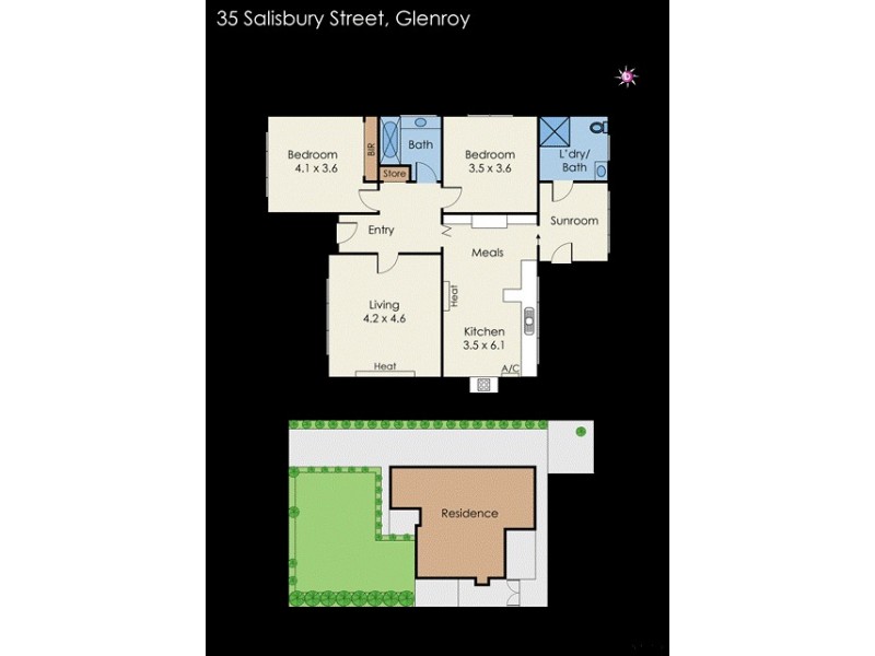 35 Salisbury Street, Glenroy VIC 3046 Floorplan