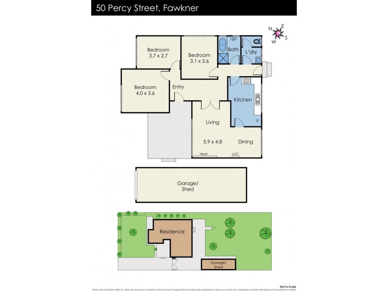 50 Percy Street, Fawkner VIC 3060 Floorplan