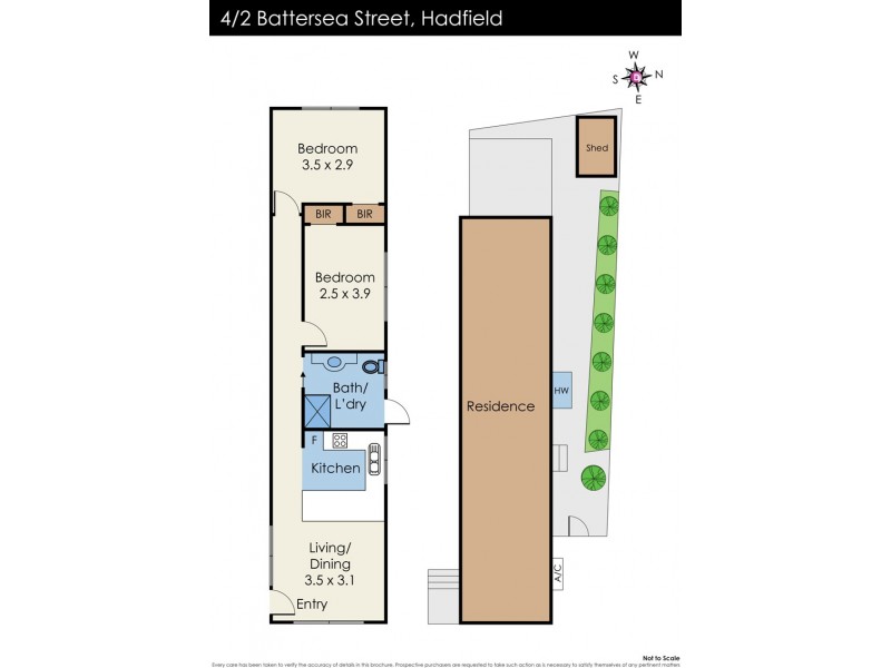 4/2 Battersea Street, Hadfield VIC 3046 Floorplan