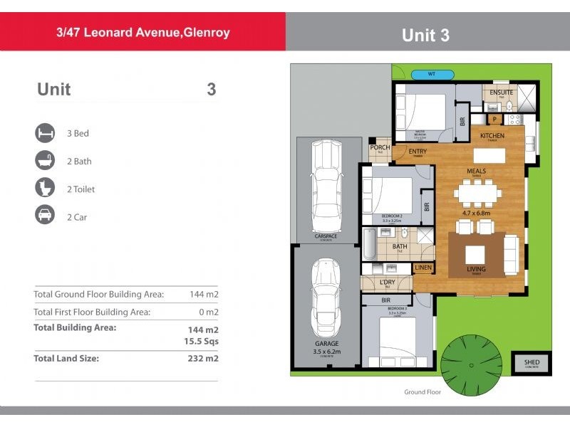 1-3/47 Leonard Avenue, Glenroy VIC 3046