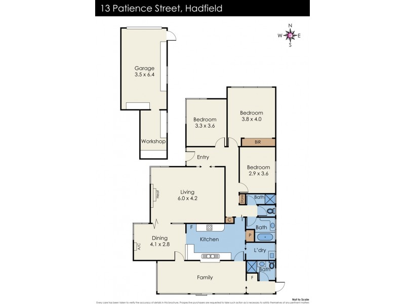 13 Patience Street, Hadfield VIC 3046 Floorplan